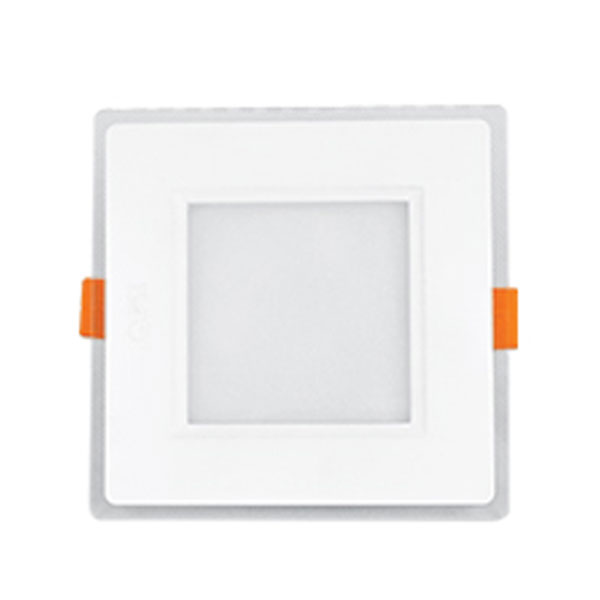 چراغ سقفی مربع توکار 9 وات LED برش 8 در 8 پارس شعاع توس مدل گلاریس قیمت